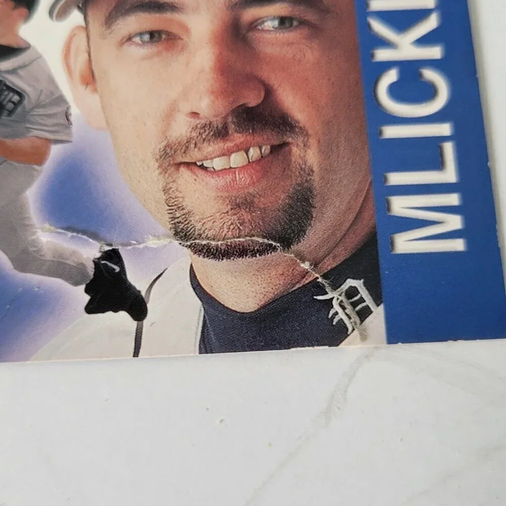 Detroit Tigers Dave Mlicki Baseball Card 2000 Upper Deck Pepsi